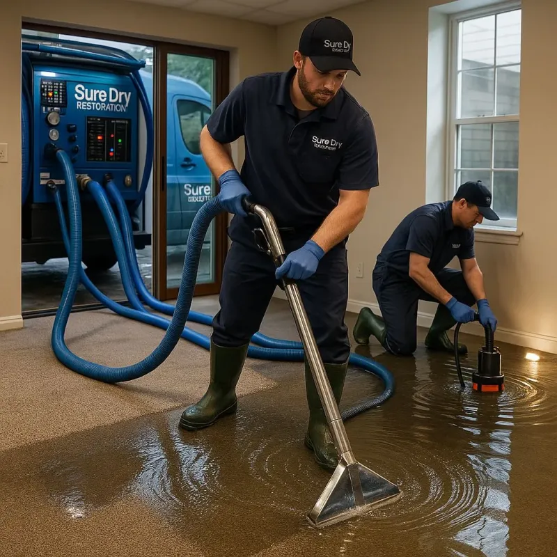 Water Extraction and Removal process in Corona, CA